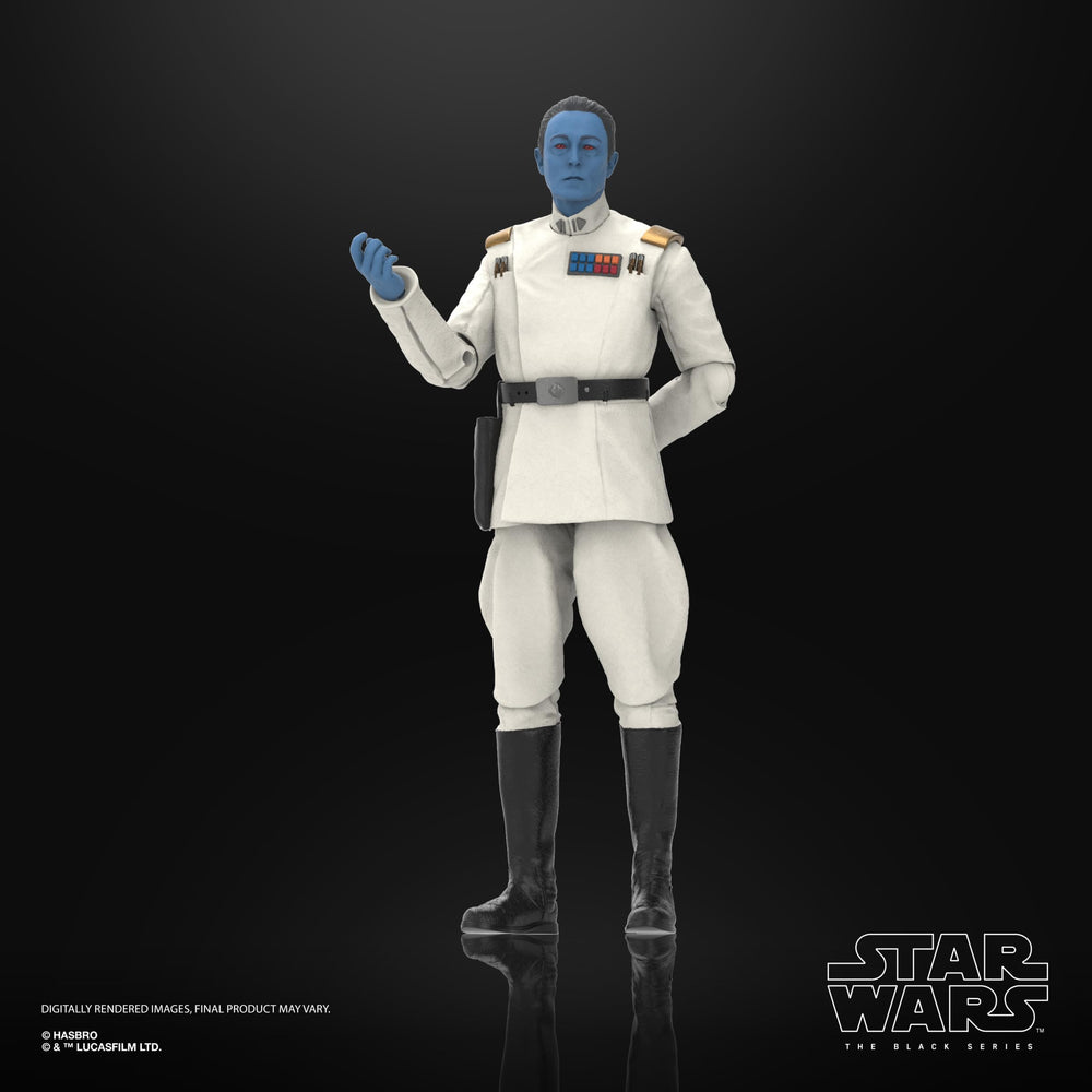 Star Wars The Black Series Thrawn collectible for building diorama scenes