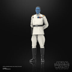 Star Wars The Black Series Thrawn in a dynamic pose for display