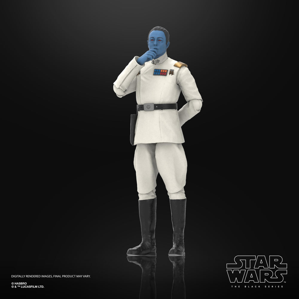 Star Wars The Black Series Thrawn window box packaging for shelf appeal