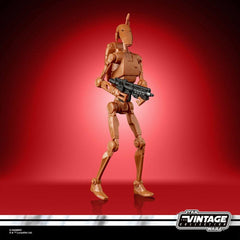 Star Wars Clone Wars-era Battle Droid in action-ready stance.