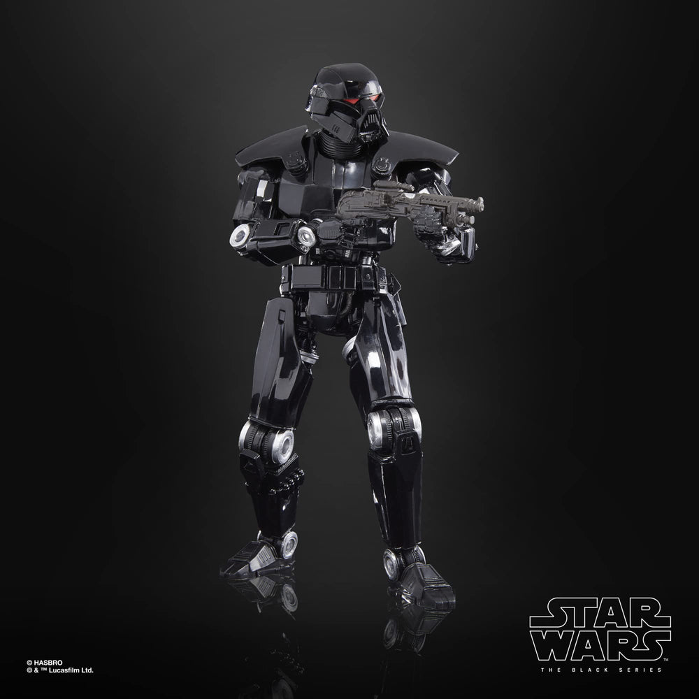 STAR WARS The Black Series Dark Trooper display setup for storytelling.