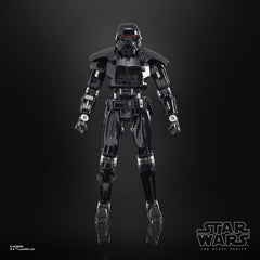STAR WARS The Black Series Dark Trooper jet boots detail enhances authentic look.