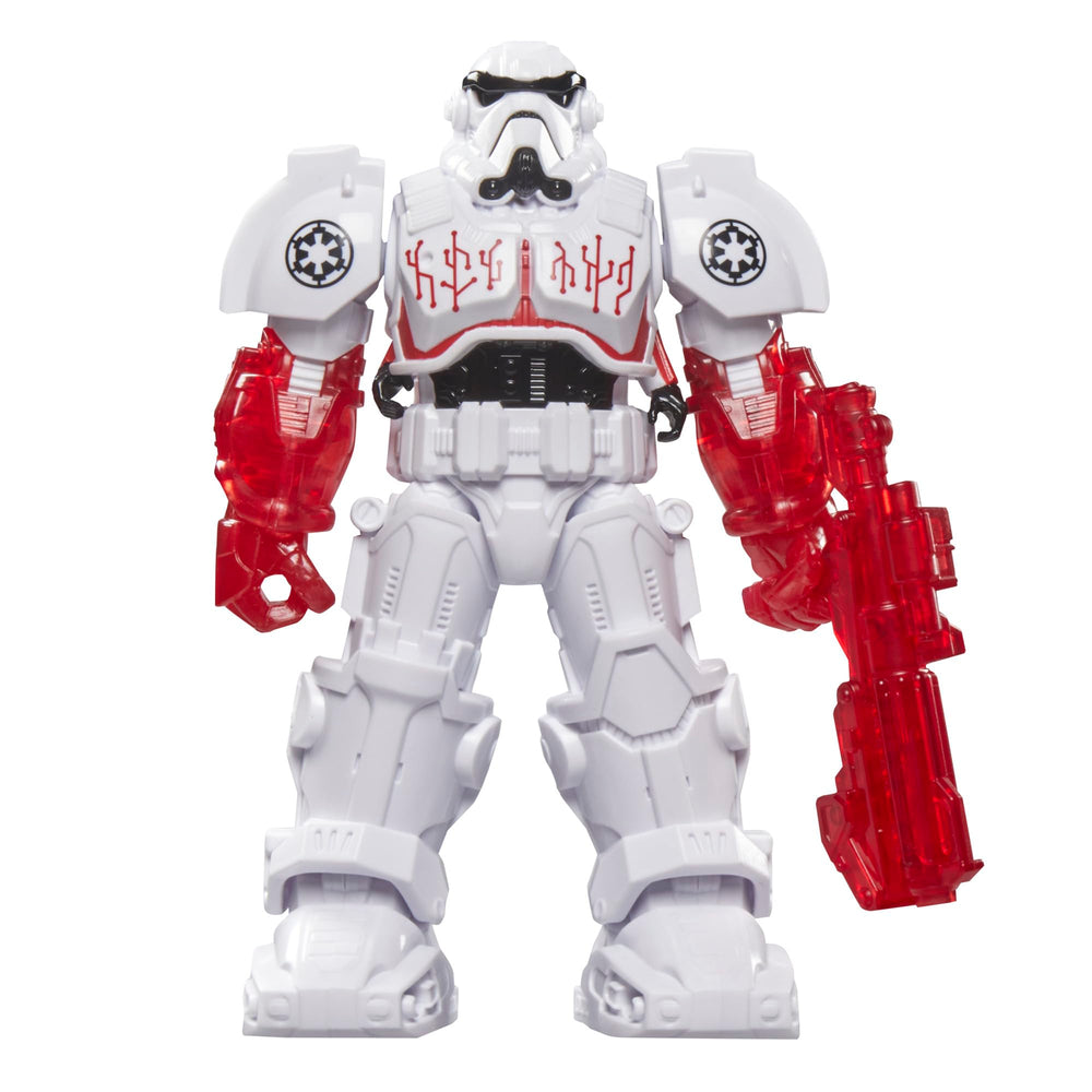 Star Wars repositionable blaster accessory attaches across mech parts