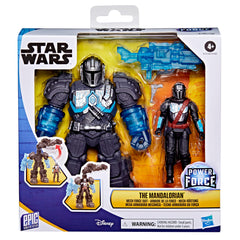 Star Wars Epic World of Action Mandalorian figure 4-inch in detail