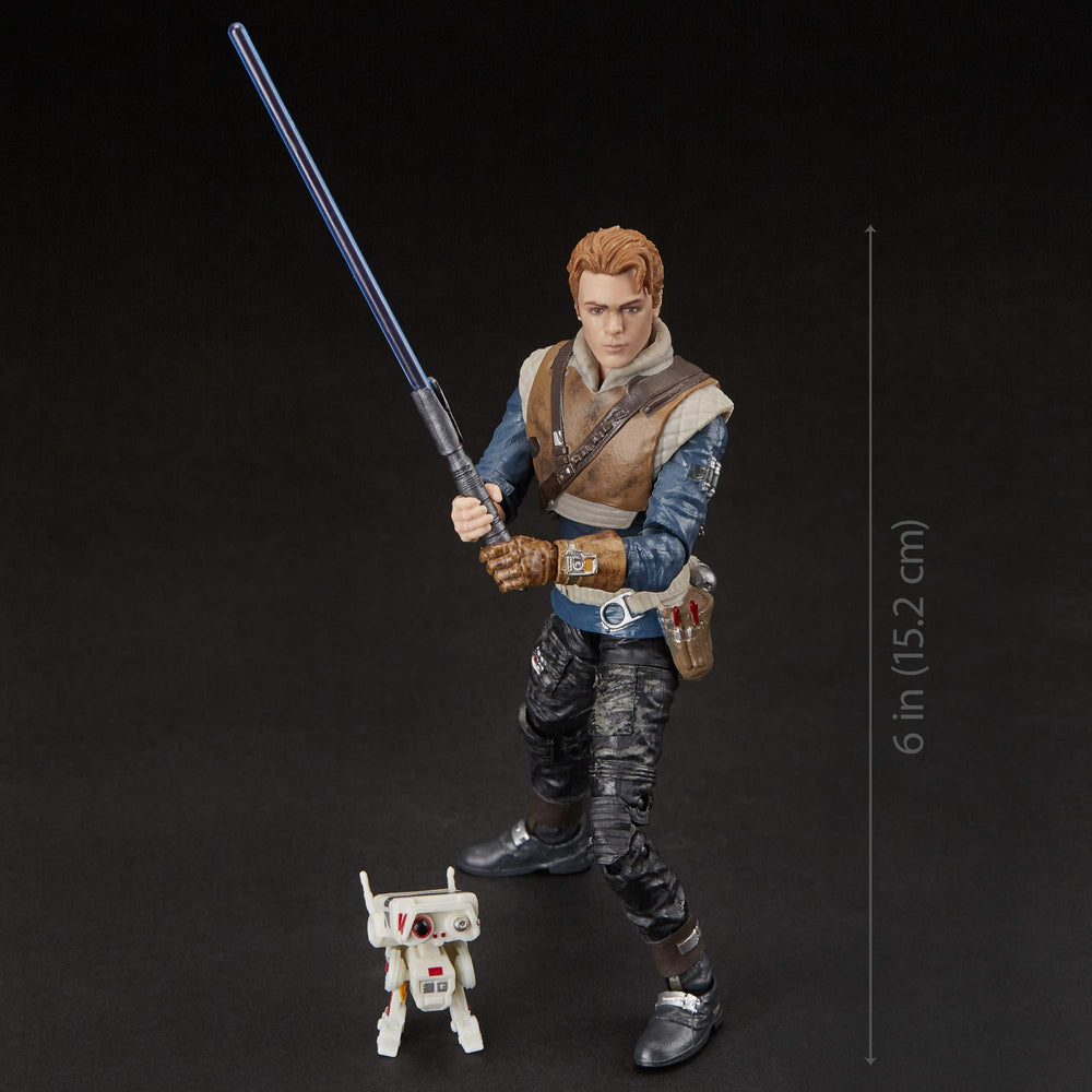 STAR WARS Cal Kestis figure showcases game-inspired design with premium detailing.