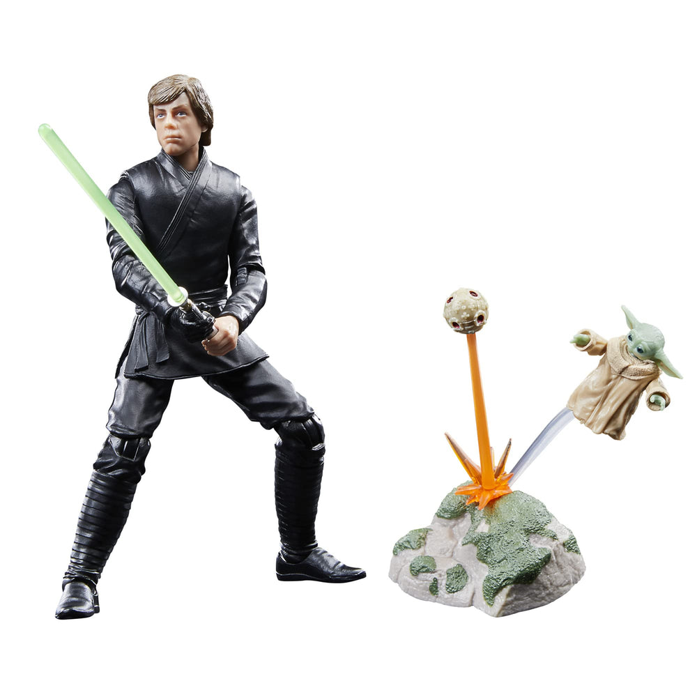 STAR WARS Luke Skywalker & Grogu 6-inch 2-pack for display and imaginative play.