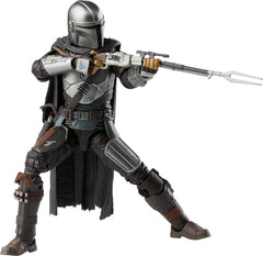 STAR WARS The Mandalorian Black Series 6-inch figure in secure packaging for collectors.