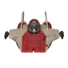 Star Wars Micro Galaxy Squadron A-Wing includes 1-inch pilot figure for authentic display.