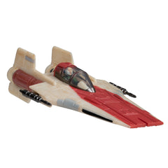 Star Wars Micro Galaxy Squadron A-Wing retractable landing gear supports dynamic posing.
