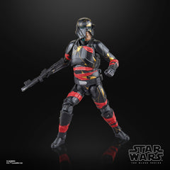 STAR WARS Night Trooper exposed jaw detail captures the distinctive look for shelf display.