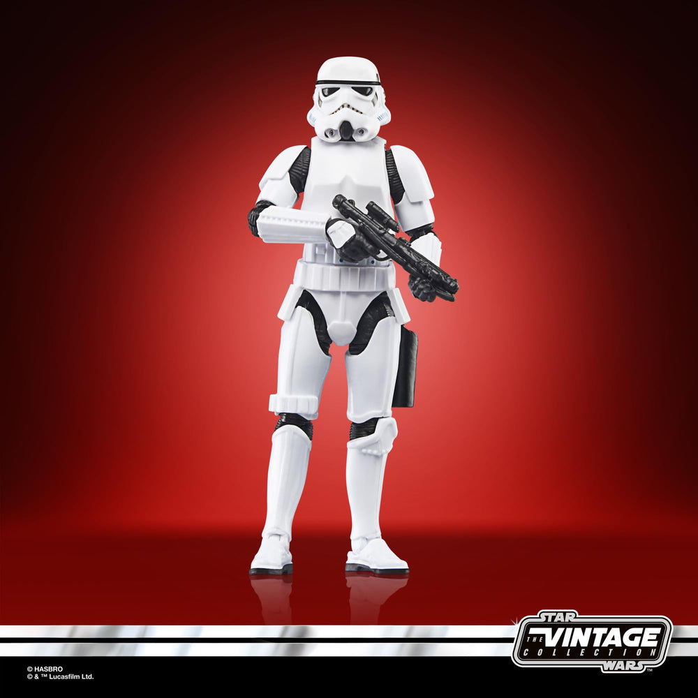 Star Wars Stormtrooper packaging with Kenner branding for collector appeal