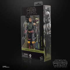 Star Wars The Black Series Boba Fett shelf-ready display option.