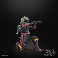Star Wars The Black Series Boba Fett jetpack with rocket accessory.