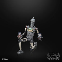 STAR WARS IG-12 frame close-up shows salvaged parts origin