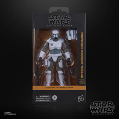 Star Wars The Black Series Imperial Armored Commando articulation close-up.