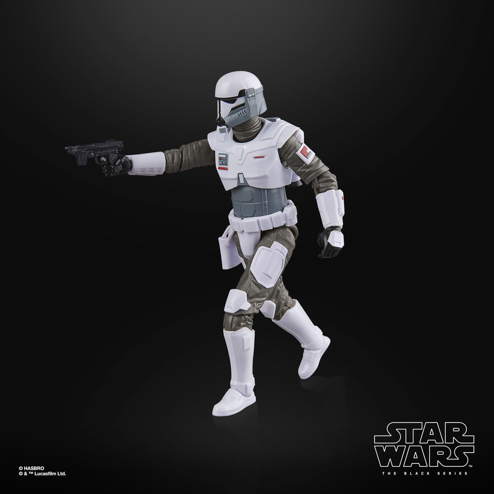 Star Wars The Black Series armor detail with Beskar-like finish close-up.