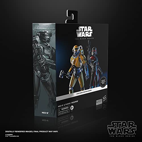STAR WARS The Black Series Ned-B & Purge Trooper gift-ready box shown.