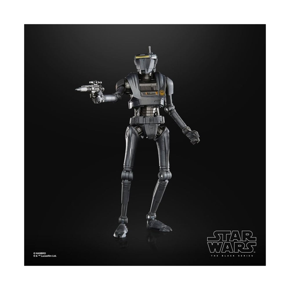 STAR WARS The Black Series New Republic Security Droid packaging-box elevates shelf appeal.