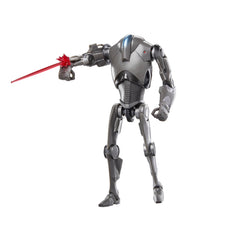 STAR WARS The Black Series Super Battle Droid front view highlighting premium articulation for display