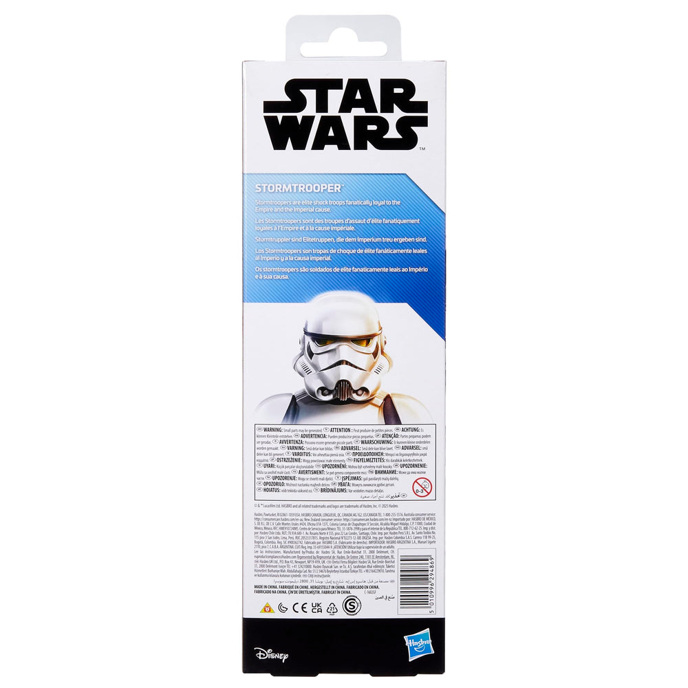 Gift-ready packaging for STAR WARS toys, ideal for kids ages 4 and up.