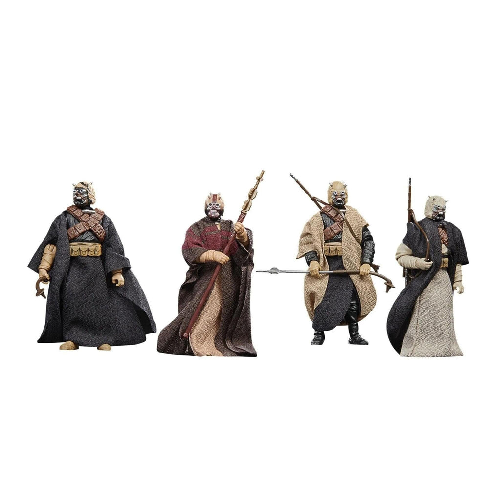 STAR WARS Tusken Raiders 3.75-inch figures packaging detail highlights premium deco