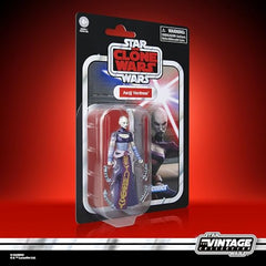 STAR WARS Vintage Collection Asajj Ventress display-friendly packaging with stackable design.
