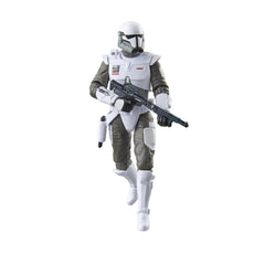 STAR WARS Vintage Collection Imperial Armored Commando on a display shelf