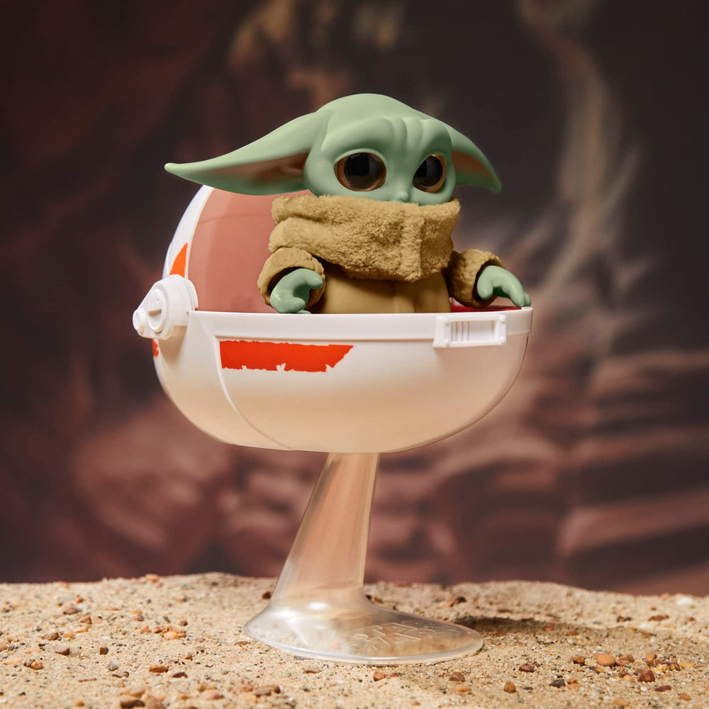 STAR WARS Grogu laid on his back unlocks additional motion and storytelling.