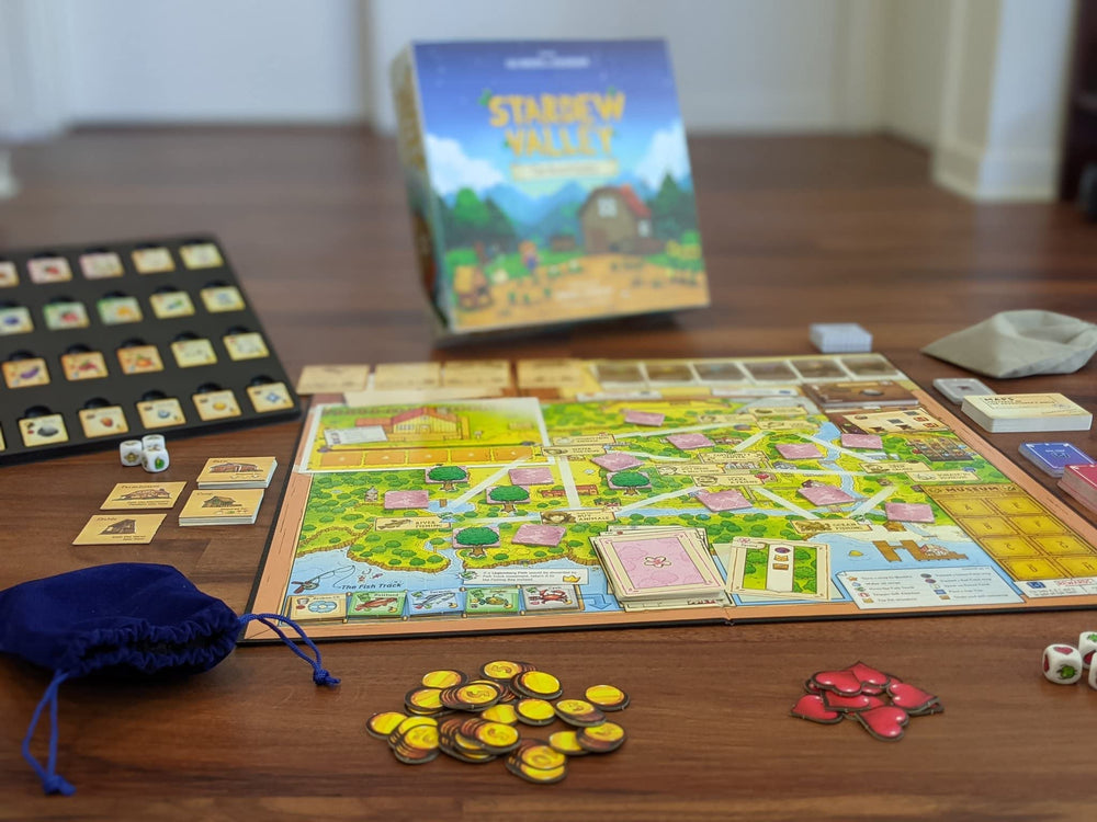 Stardew Valley Board Game season deck prompts changing conditions for strategy.