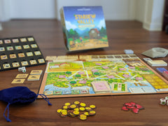 Stardew Valley Board Game season deck prompts changing conditions for strategy.