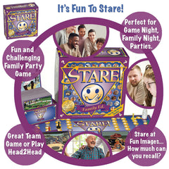 Stare card close-up detail highlights fine features for recall