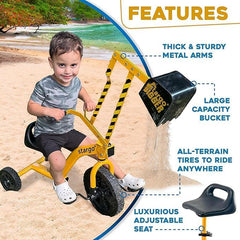 Stargo digging-scooper in action enables effortless sand scooping.