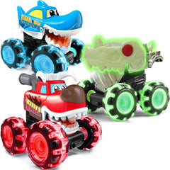 Stargo Skull glow-in-the-dark monster truck ready for night play and imagination