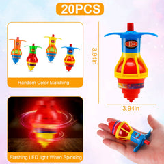Starhig 20 pack of LED tops ready for party gifts and prizes