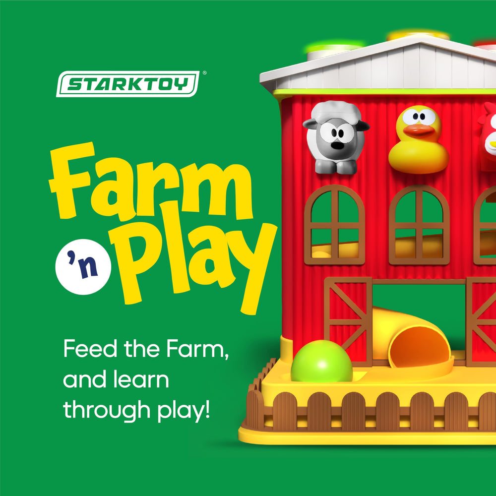 STARKTOY Pound A Ball animals glow as balls drop boosting sensory engagement