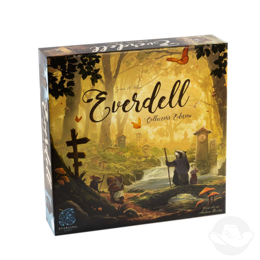 Starling Games Everdell Collector Edition box art shows premium packaging