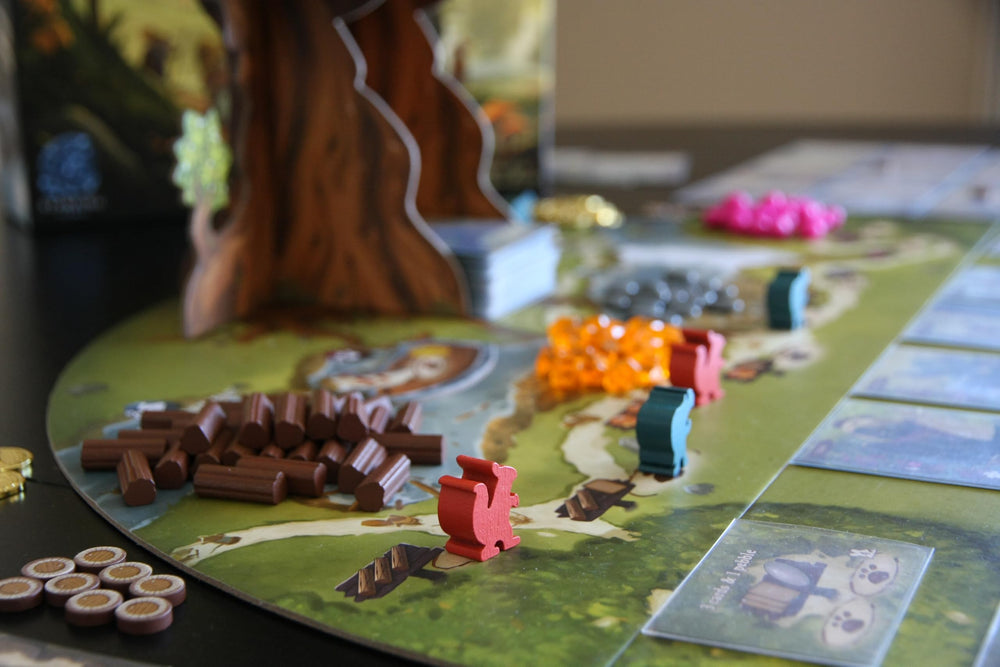 Starling Games Everdell illustrated cards highlight charming critters for tableau options.