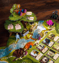 Starling Games Pearlbrook critter meeples featuring otters and platypuses for vivid gameplay.