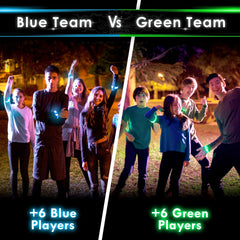 Starlux glow bracelets on adjustable wristbands for group play.