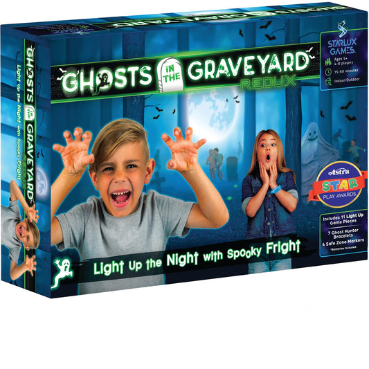Starlux Games Ghosts in the Graveyard Redux packaging ready for outdoor fun