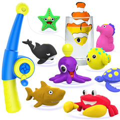 Staroud color-changing sea creatures bath toys captivate kids during bath time