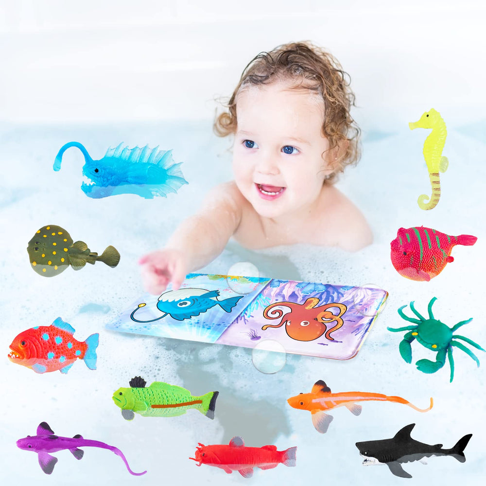 Staroud mold-free rubber bath toys are easy to clean