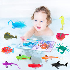 Staroud mold-free rubber bath toys are easy to clean
