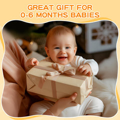 Starrykids Montessori set for babies 0-6m enables safe, multi-sensory exploration.