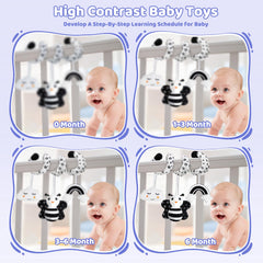 Starrykids high-contrast sensory set supports early visual and tactile play.
