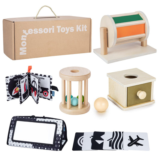 Starrykids object permanence box enhances object tracking during play.