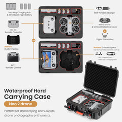STARTRC Neo 2 case waterproof seal preserves gear during rain or splashes