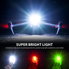 STARTRC drone strobe light provides 360-degree visibility during flight