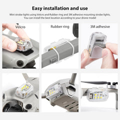 STARTRC two-pack strobe lights for multi-drone setups
