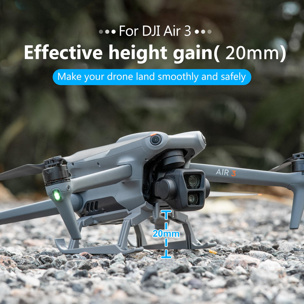 STARTRC PHOTO foldable extended landing gear for DJI Air 3 easy attachment and storage